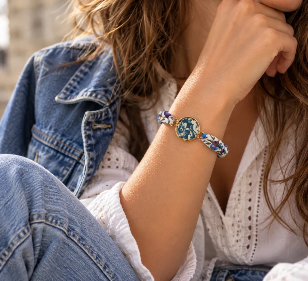 Indigo_Virginie Briand_Parfum Therapy_Bracelet Liberty parfumable.webp